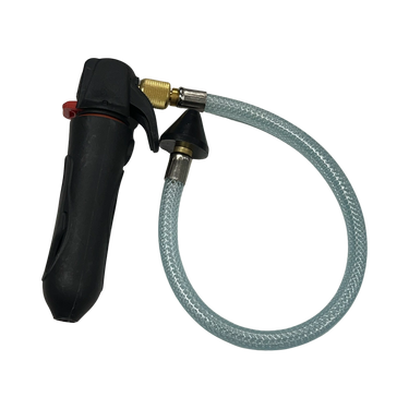 Charles Gallo Drain Gun - a lightweight, portable tool designed to blow out condensate drain lines instantly. Simply insert a CO2 cartridge into the drain gun & with a press of the trigger 5,200 kPa of oil free food grade CO2 clears the line.