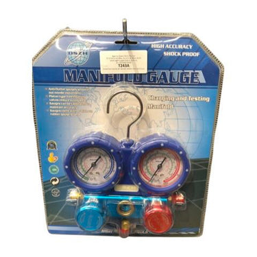 MANIFOLD GAUGE SET (R134A, R404A, R22) with hoses