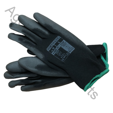 GLOVES BLACK LARGE