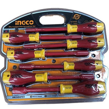 Insulated Nut Screwdriver Set 7pcs