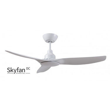 Skyfan DC Ceiling Fan 1200mm Glass Fibre Comp 3 Blade White