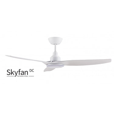 Skyfan Ceiling Fan 3-Blade LED 1300mm White HangSure 6 Spd